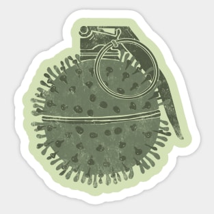 Covid-19 Hand Grenade Sticker